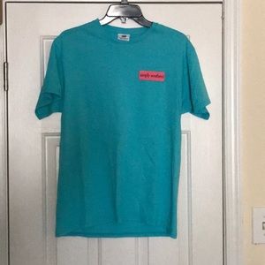 Simply Southern teal blue t shirt